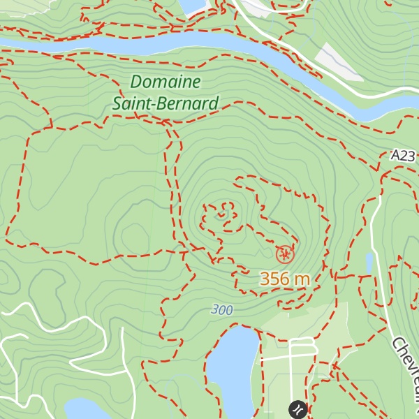 Map of Mont Bellevue