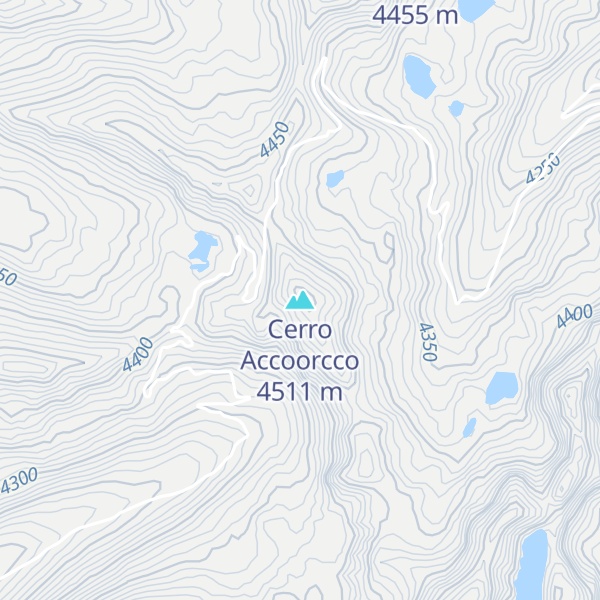 Map of Cerro Accoorcco