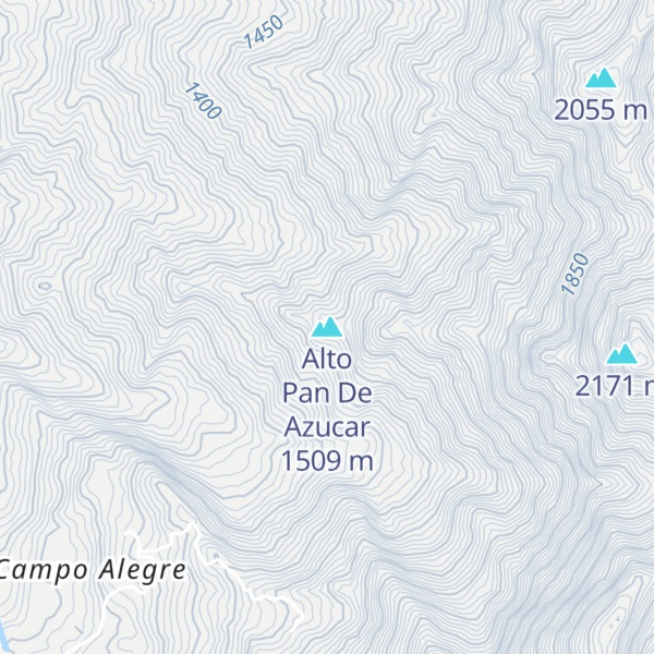 Map of Alto Pan De Azucar
