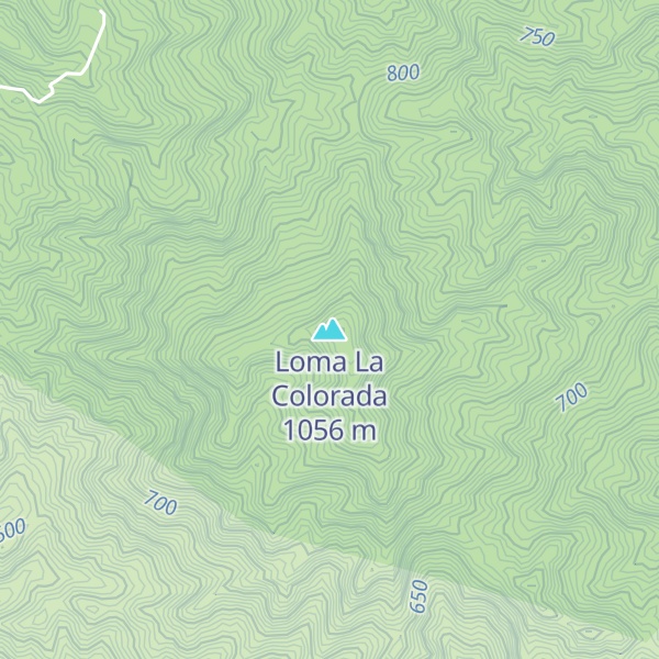Map of Loma La Colorada