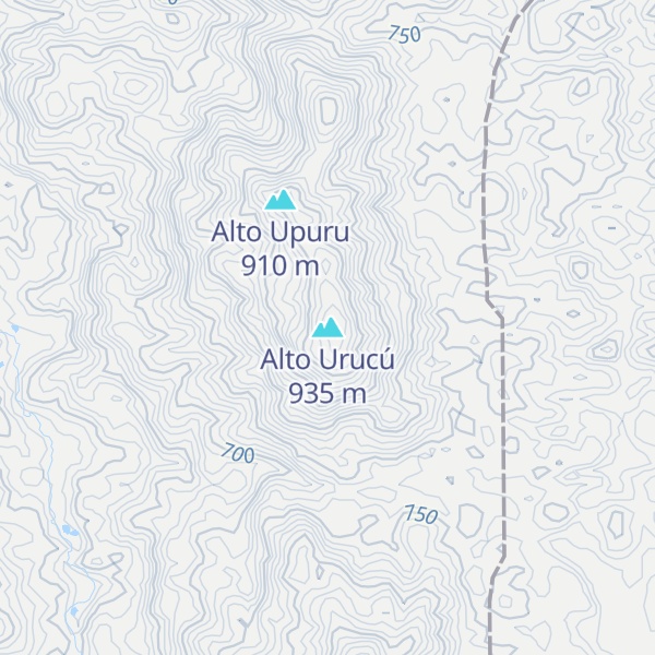 Map of Alto Urucú