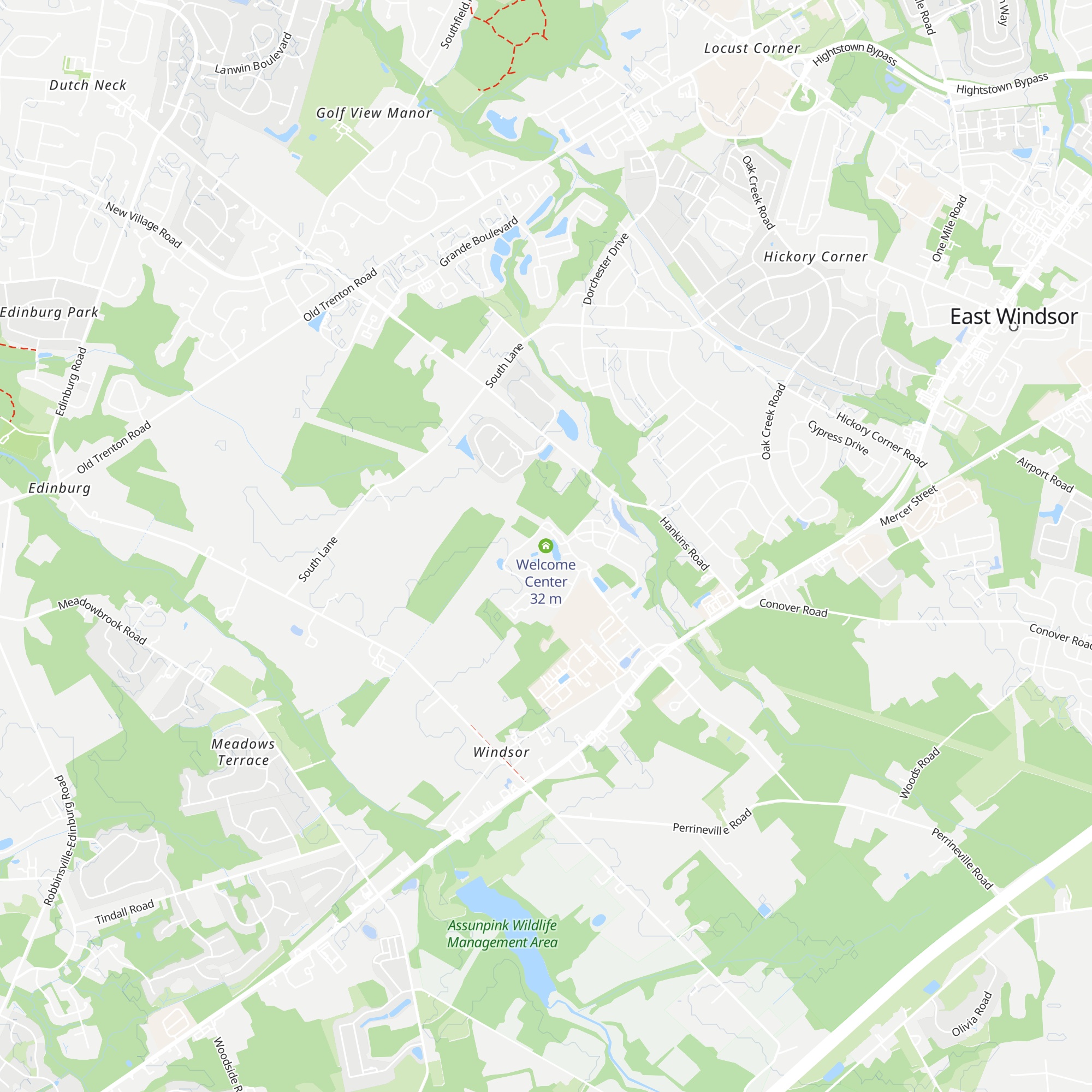 Welcome Center map
