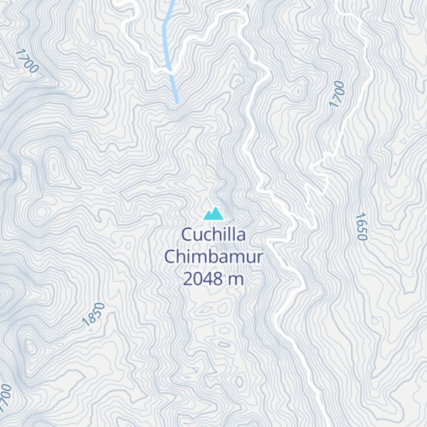 Map of Cuchilla Chimbamur