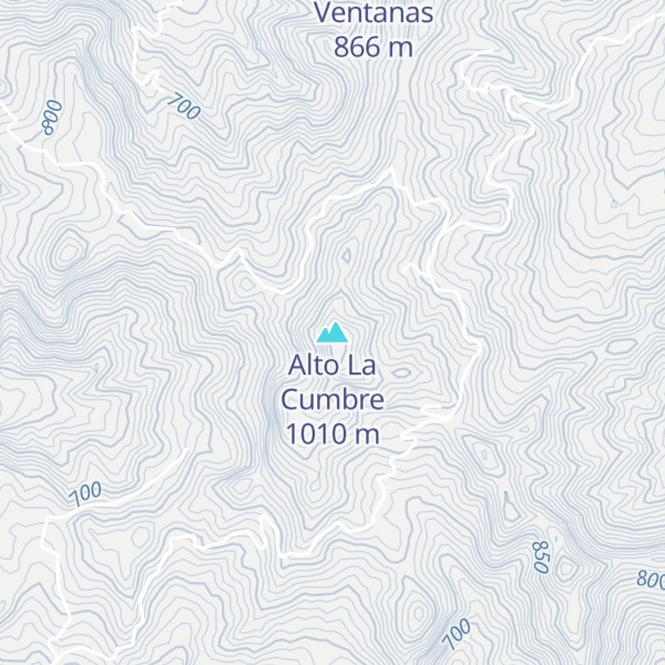 Map of Alto La Cumbre