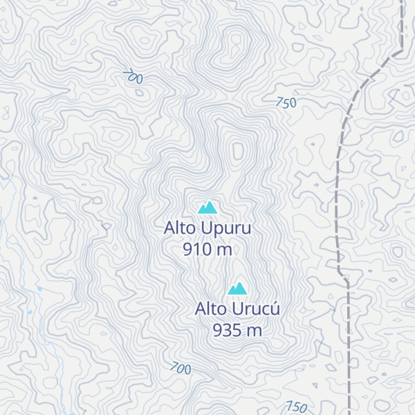 Map of Alto Upuru