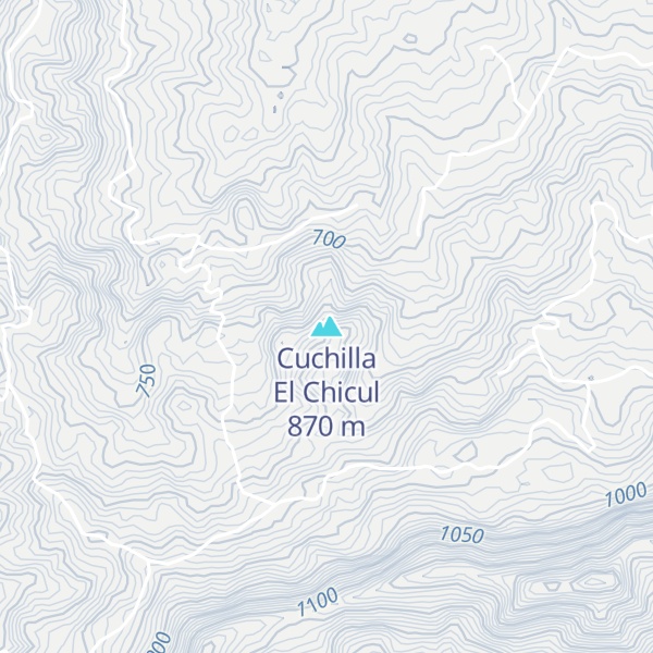 Map of Cuchilla El Chicul