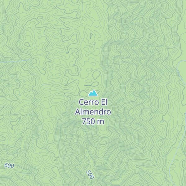 Map of Cerro El Almendro