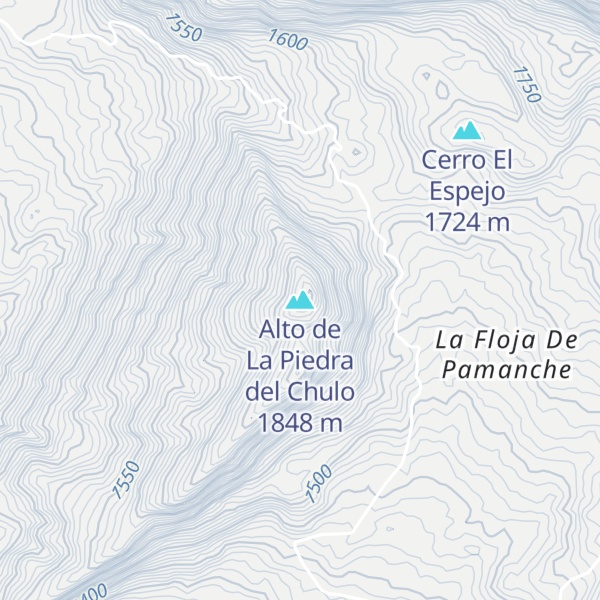 Map of Alto de La Piedra del Chulo