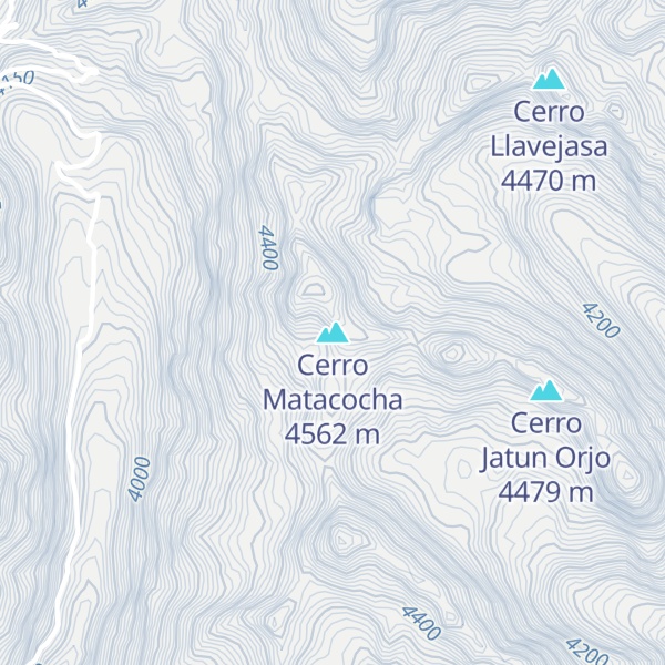 Map of Cerro Matacocha