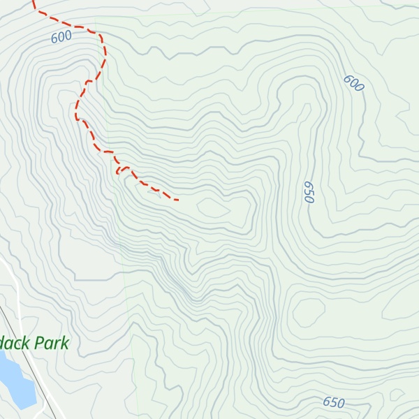 Map of Arab Mountain