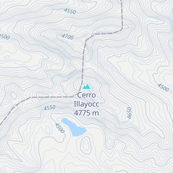 Map of Cerro Illayocc