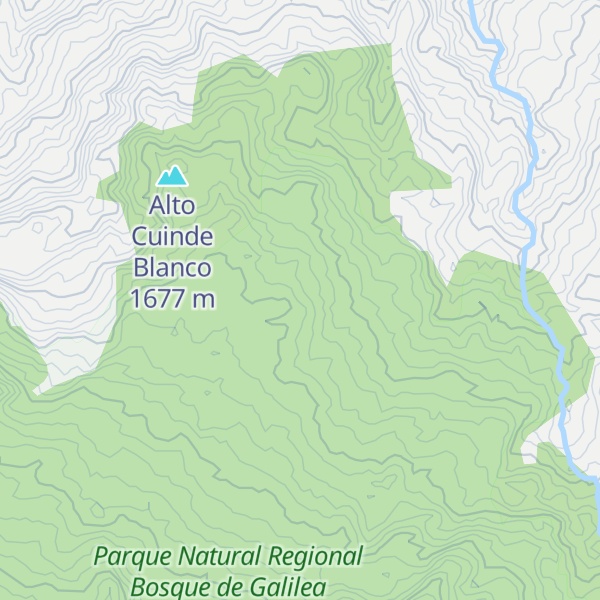 Map of Cerro Motoso