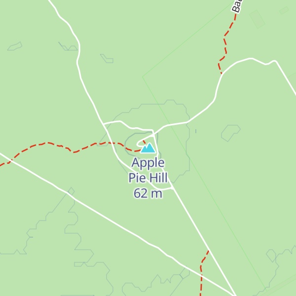 Map of Apple Pie Hill