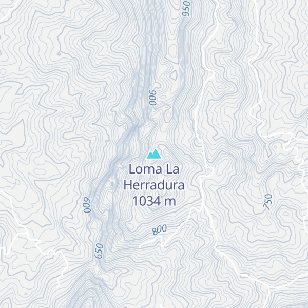 Map of Loma La Herradura
