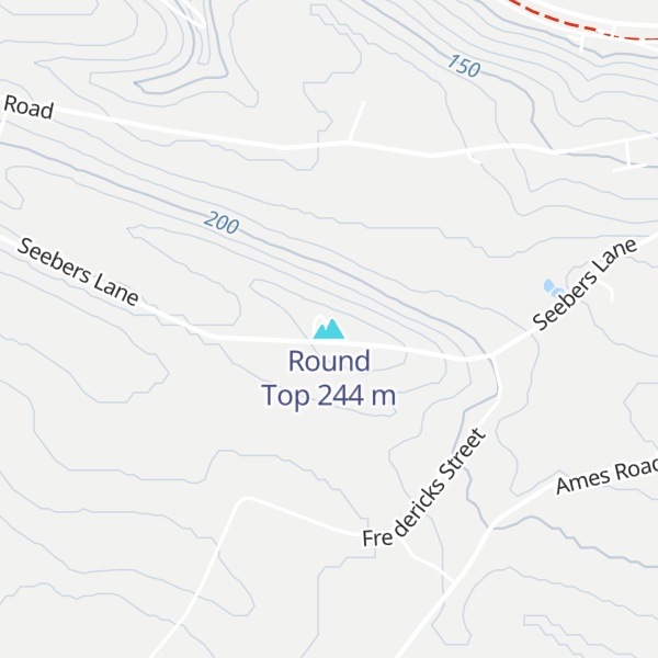 Map of Round Top
