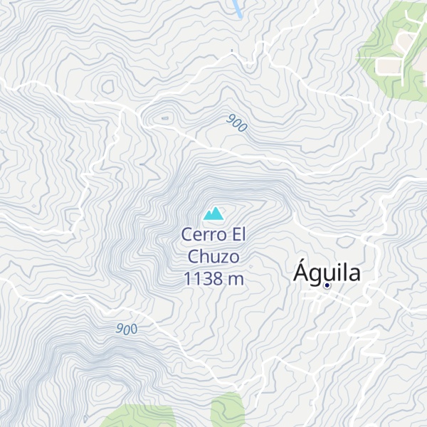 Map of Cerro El Chuzo