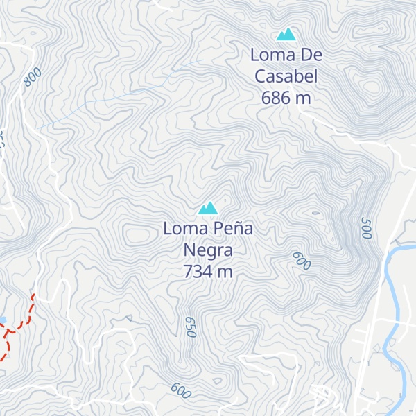 Map of Loma Peña Negra