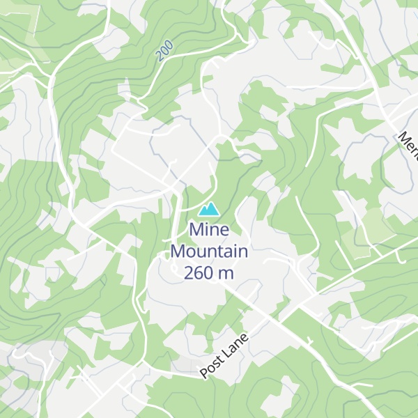 Map of Mine Mountain