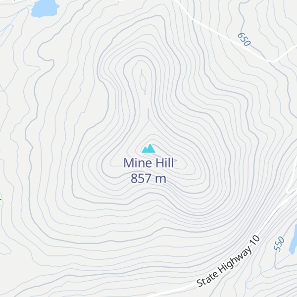 Map of Mine Hill