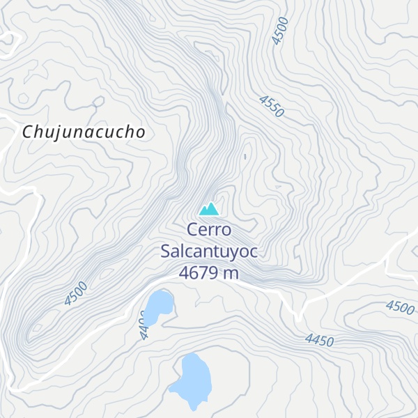 Map of Cerro Salcantuyoc