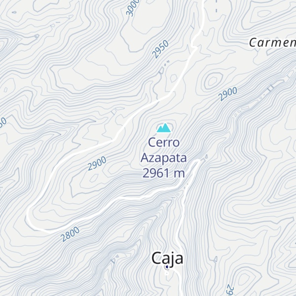 Map of Cerro Gentilchayoj
