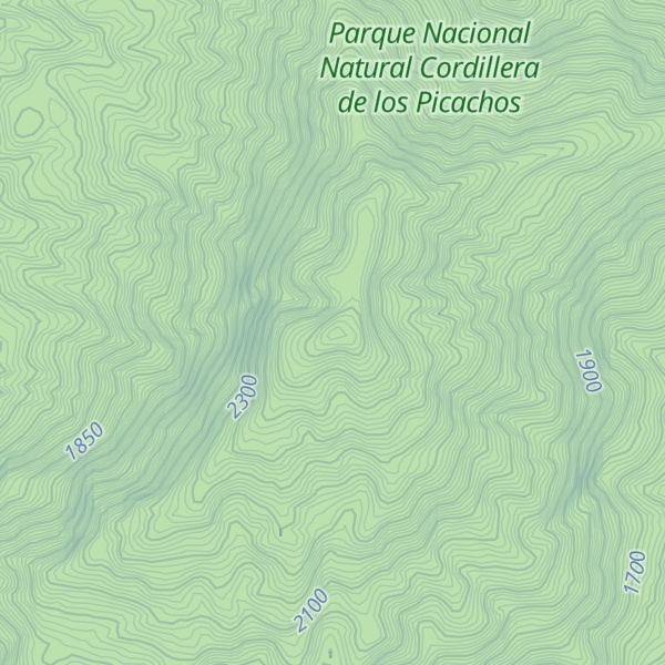 Map of Cerro Mirador
