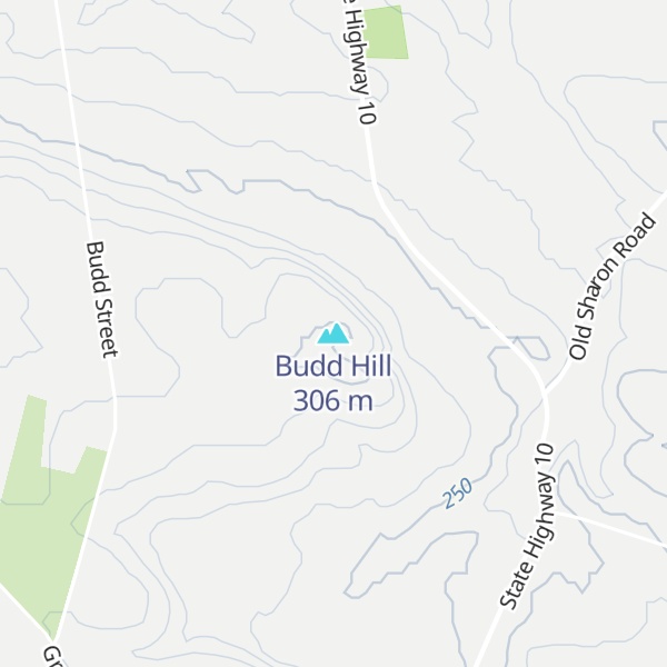 Map of Budd Hill
