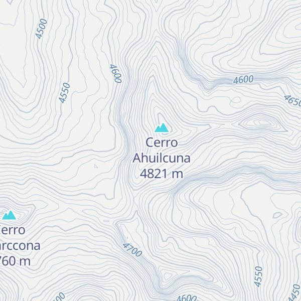 Map of Cerro Danzarumi