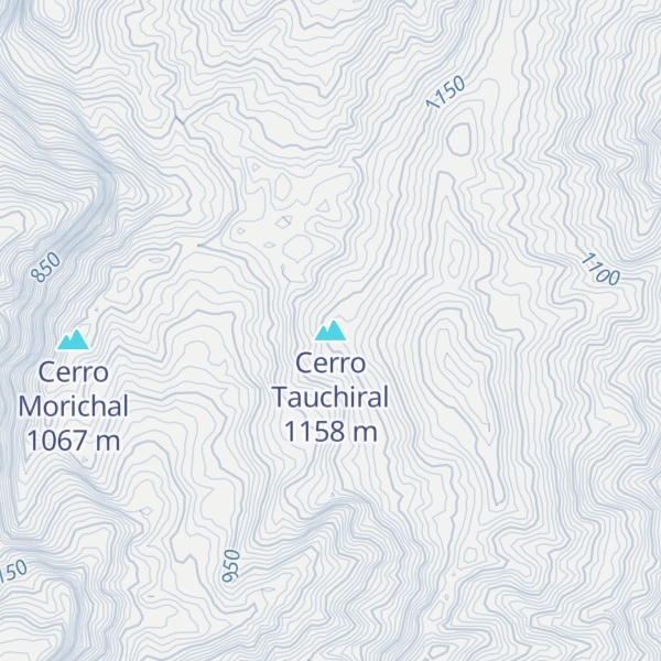 Map of Cerro Tauchiral