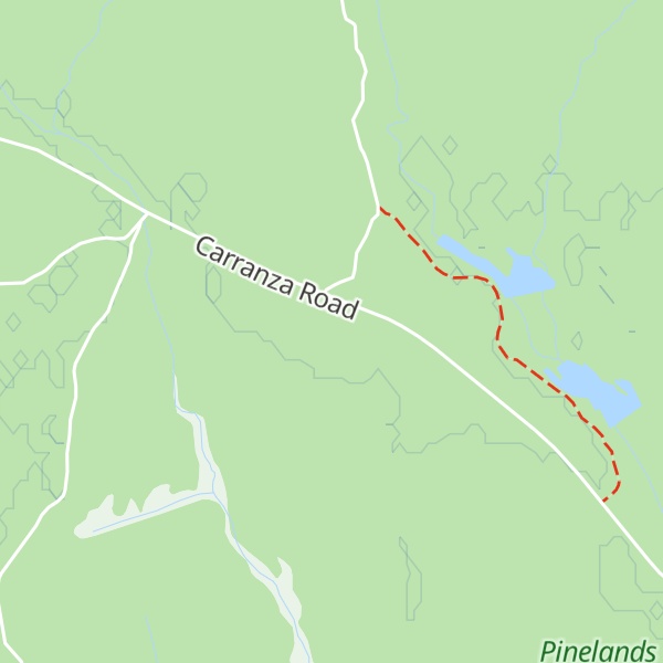 Map of Sandy Ridge