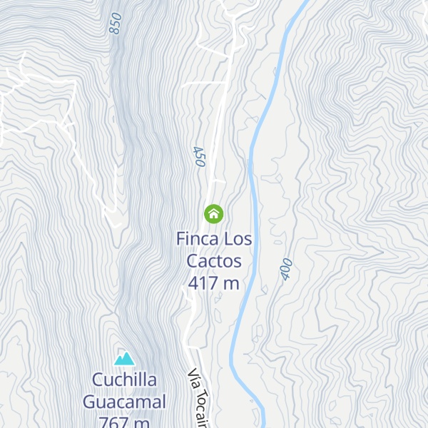 Map of Finca Los Cactos