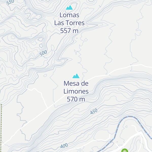 Map of Mesa de Limones