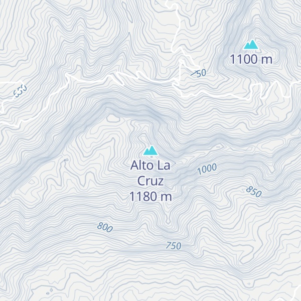 Map of Alto La Cruz