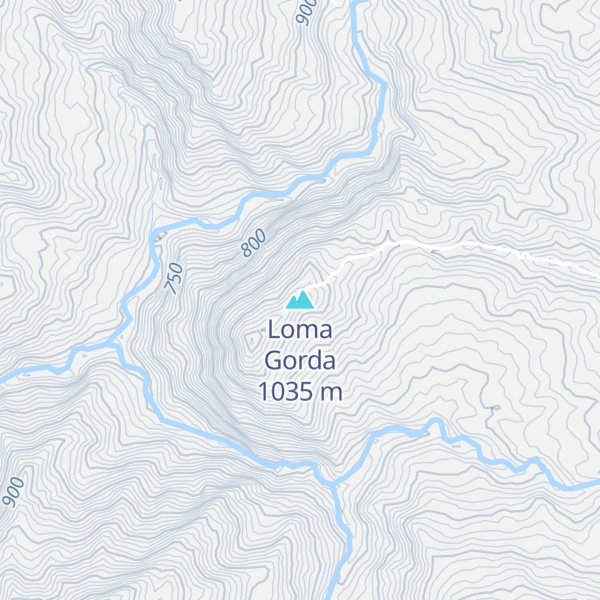 Map of Loma Gorda