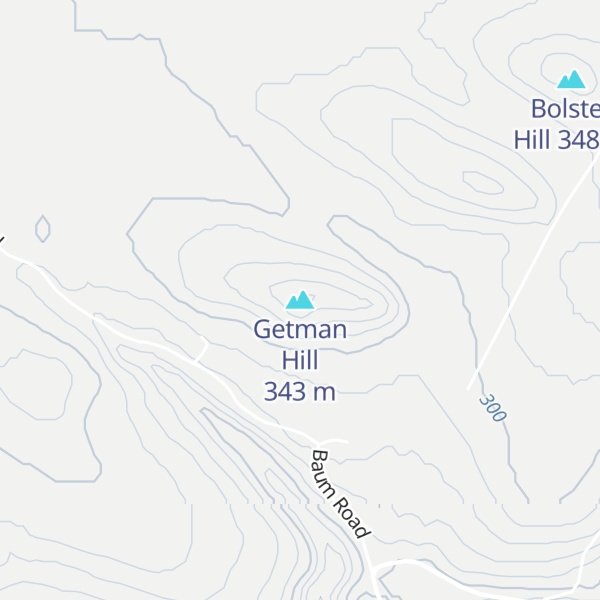 Map of Getman Hill