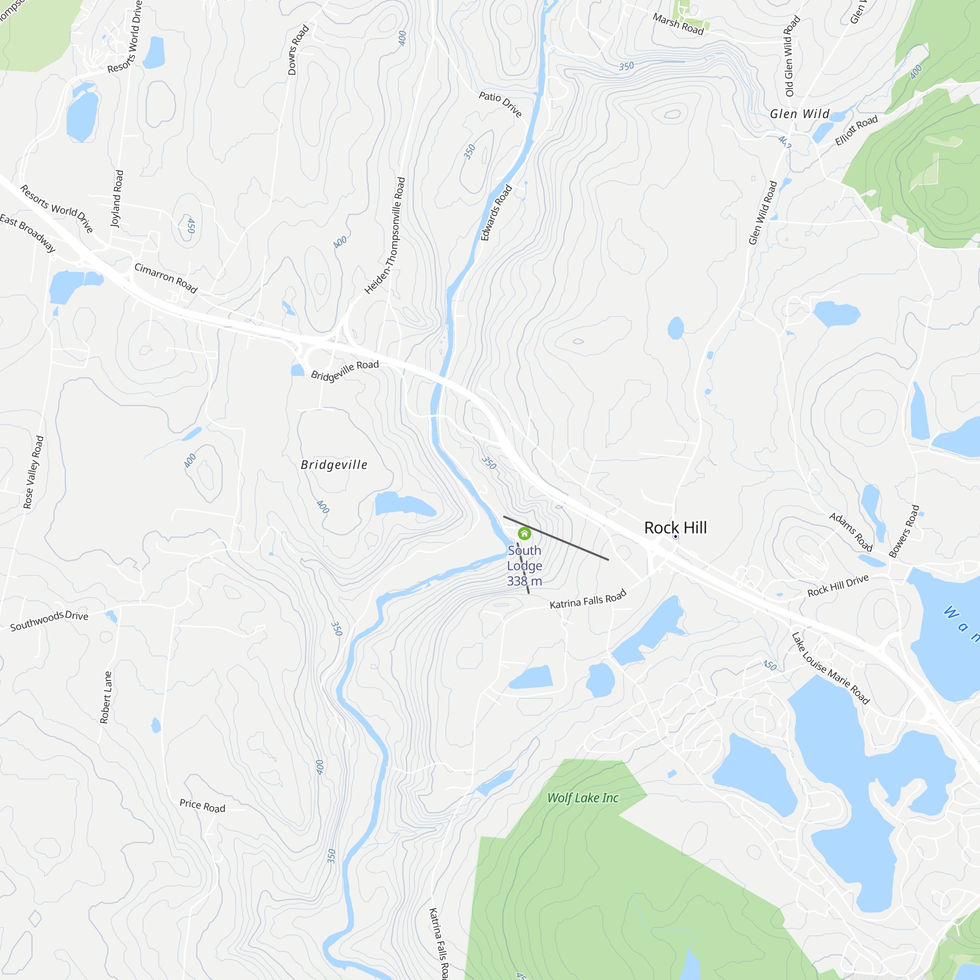 North Lodge map
