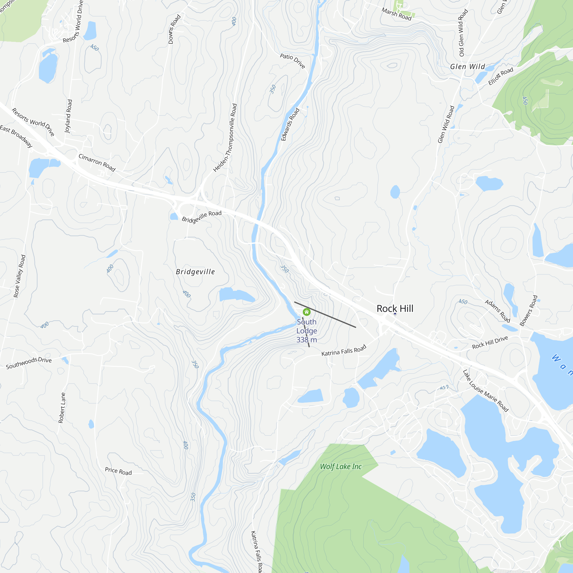 North Lodge map