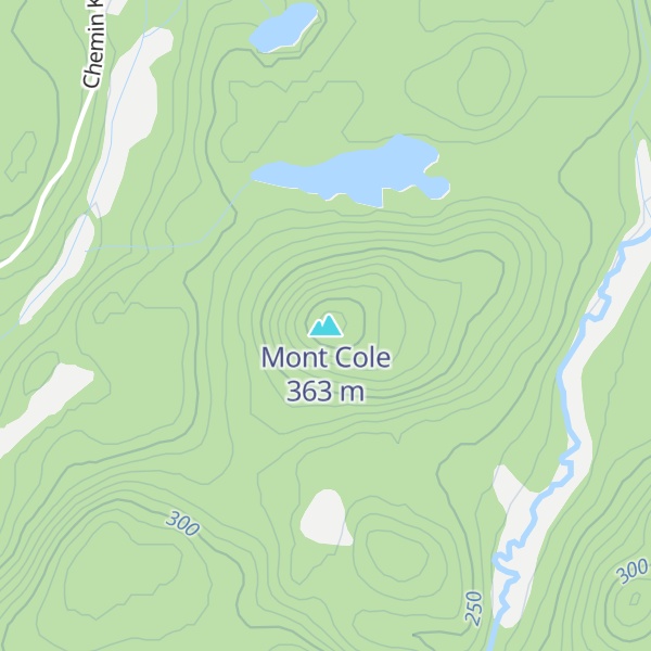 Map of Mont Cole