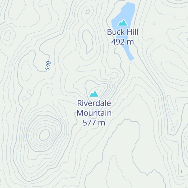 Map of Riverdale Mountain
