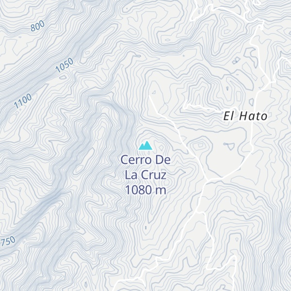 Map of Cerro De La Cruz