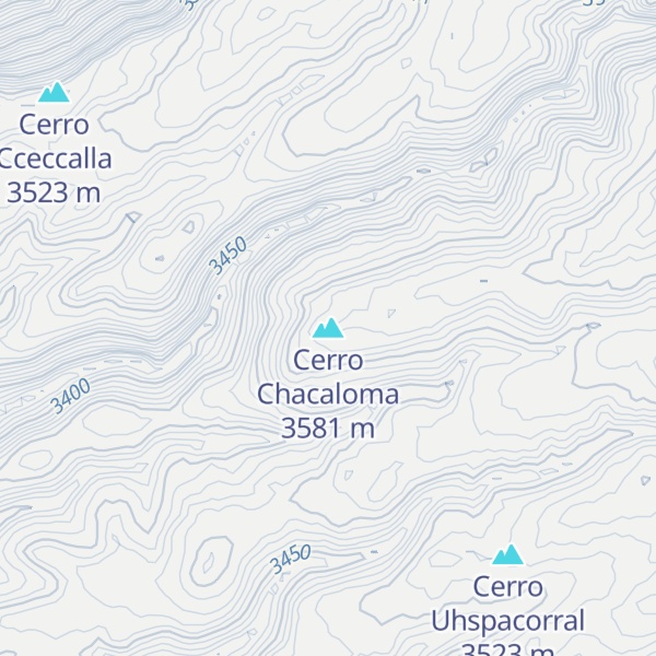 Map of Cerro Chacaloma