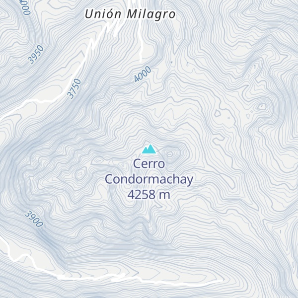 Map of Cerro Condormachay