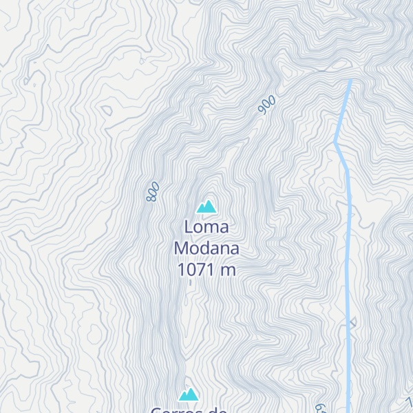 Map of Loma Modana