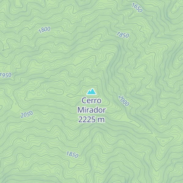 Map of Cerro Mirador