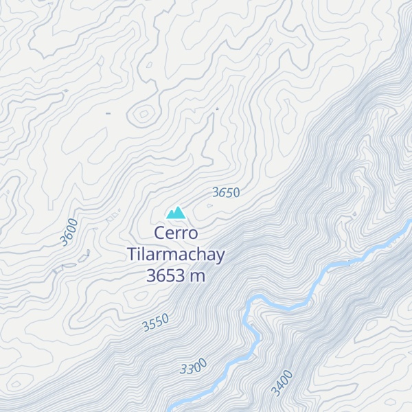 Map of Cerro Piruro Chico