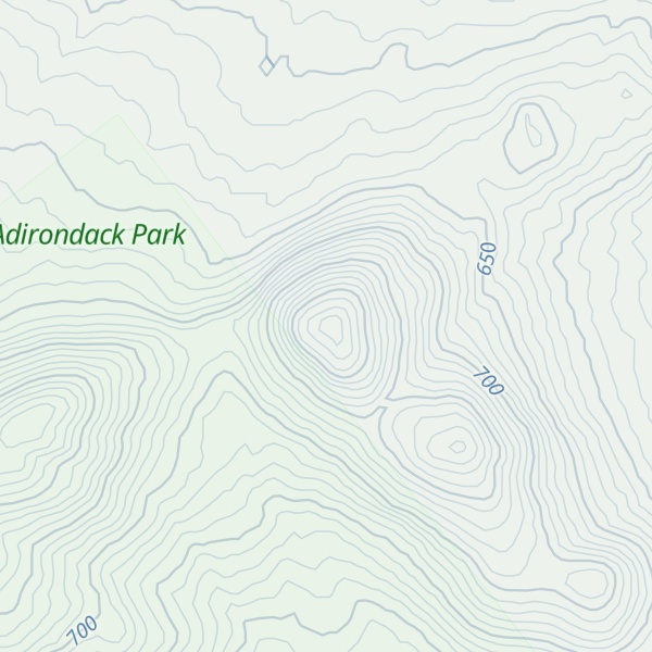 Map of Negrohead Mountain