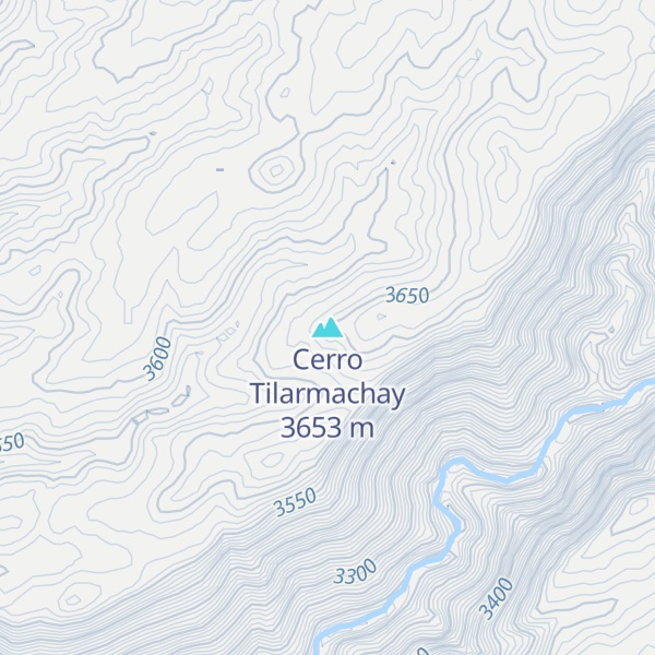 Map of Cerro Tilarmachay