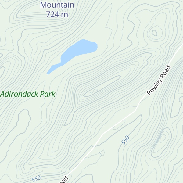 Map of West Notch Mountain