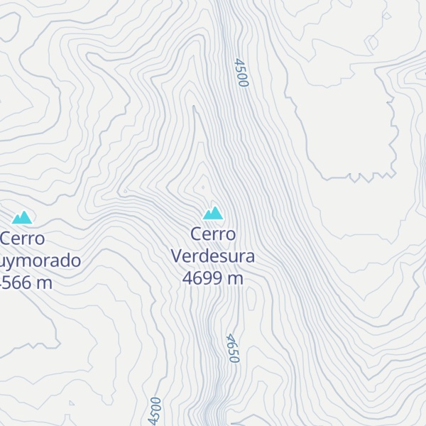 Map of Cerro Verdesura