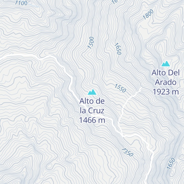 Map of Alto de la Cruz